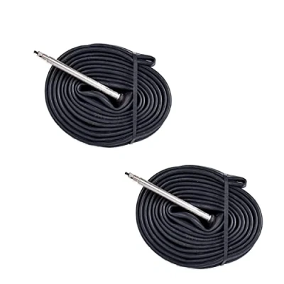 Image of 2 INNER TUBES 700 x 19 / 23C PRESTA VALVE adult bike road bicycle fixed ECA28FSD