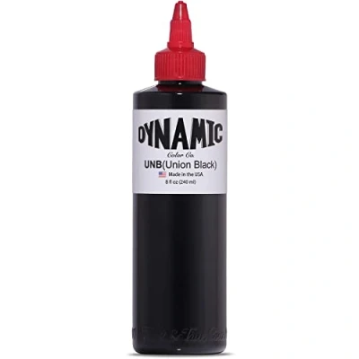 Image of Dynamic Color Union Black EU REACH Compliant Tattoo Ink (240ml (8oz))