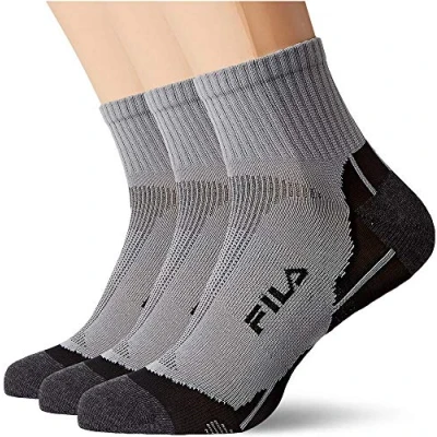 Image of Fila 3 PACK Socks, Women&#039;s, Size: 8.5 11, Grau