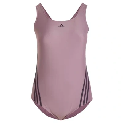 Image of adidas Sportswear 3STRIPES Swimsuit, Women&#039;s, Size: 20 22, Purple