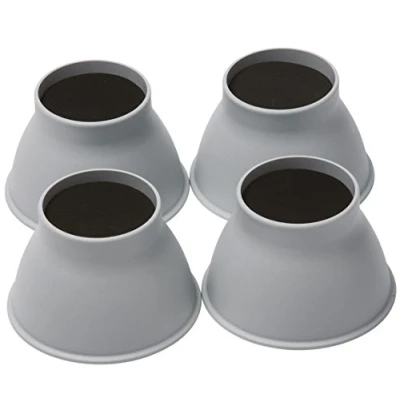 Image of Drive Devilbiss Gordon Ellis Elephants Feet Furniture Raisers, 9 cm, Pack of 4, Increases Height, Non Slip, Fits Wider Legs, Reduces Strain