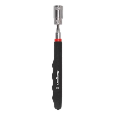 Image of Siegen Heavy Duty Magnetic Pick Up Tool with LED 3.6kg Capacity Display Box of 16