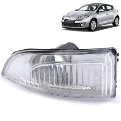 Image of ROBUST Car Wing Mirror Indicator Lamp Clear Lens No Light Replacement Left Passenger Side for Renault Fluence Grand Scenic/Scenic III Laguna Latitude Megane 261656470R 261650002R