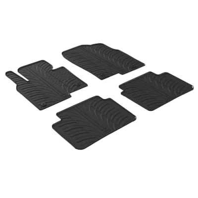 Image of GLEDRING Set of rubber mats compatible with Mazda CX 5 6/2017 (T profile 4 pieces + mounting clips)