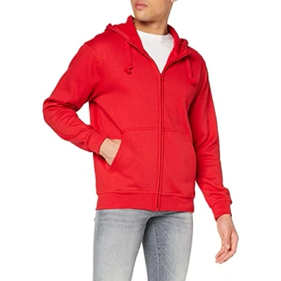 Image of Clique Men&#039;s Basic Full Zip Hoody, Red, X Large