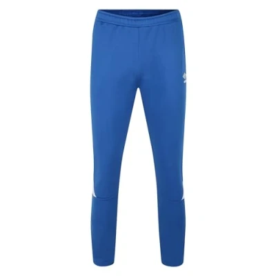 Image of Umbro Mens Total Tapered Training Jogging Bottoms (L) (Royal Blue/White)