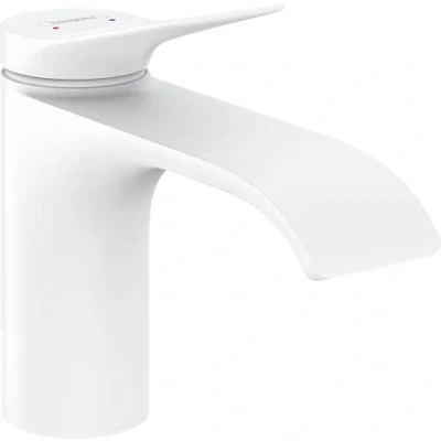 Image of hansgrohe Vivenis Basin Mixer Tap 80 without waste set, matt white, 75012700