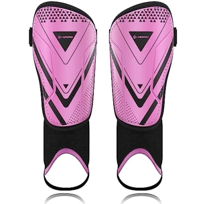 Image of Shin Pads Boys Certified Airsfish Kids with Ankle Protection,High Strength pads,Breathable Non Slip Extended Adjustable Straps,Protective Football Equipment for and Girls