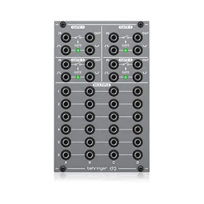 Image of Behringer 173 Quad GATE/MULTIPLES Legendary Analog Gate and Multiples Module for Eurorack