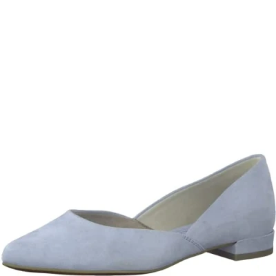 Image of MARCO TOZZI Women&#039; 2 82101 20 Ballet Flat, Lt Blue, 4.5 UK