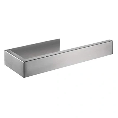 Image of CCKOLE Towel Holder without Drilling, Rail 304 Stainless Steel, Ring Self Adhesive, Bath No Bar for Bathroom