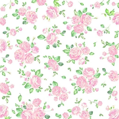 Image of 20 Napkins Rose Petals Small Pink Floral Vintage 33 x cm