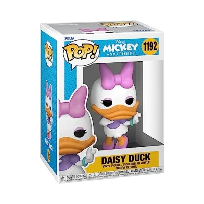 Image of Funko Pop! Disney: Classics Daisy Duck Collectable Vinyl Figure Gift Idea Official Merchandise Toys for Kids &amp; Adults Movies Fans Model Collectors and Display