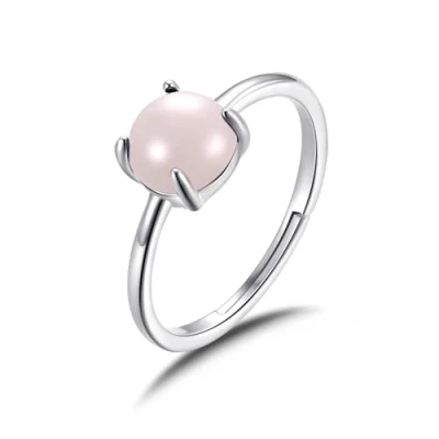 Image of Philip Jones Rose Quartz Adjustable Ring