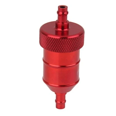 Image of Aluminum Inline Fuel Gas Petrol Filter 1/4 6mm For Motorcycle Bike Quad