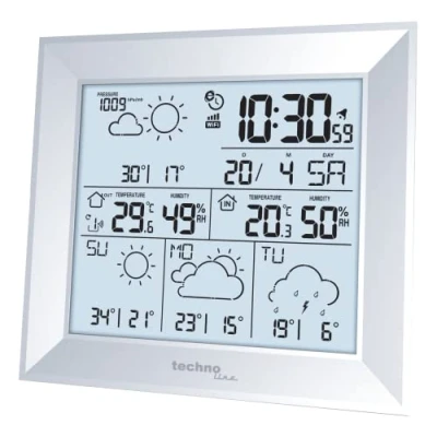 Image of Technoline WD 2000 digital weather station Grey AC/Battery Wi Fi