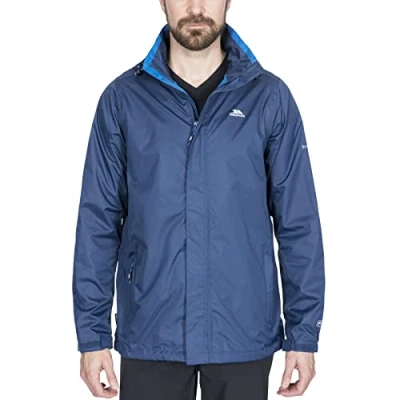 Image of Trespass Mens Waterproof Jacket with Hood Taped Seams XXS XXXL Fraser II