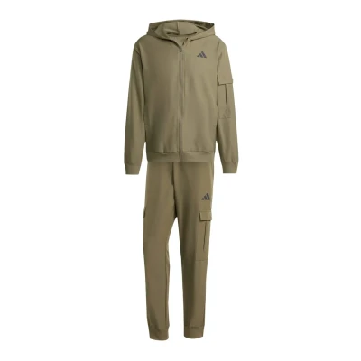 Image of adidas Sportswear SET Tracksuit, Men&#039;s, Size: Medium, Olive strata