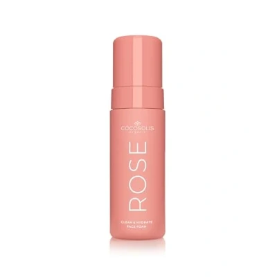 Image of COCOSOLIS Rose Clean &amp; Hydrate Face Foam Deep Pore Facial Cleansing with Moisturising Hyaluronic Acid and Glycerine