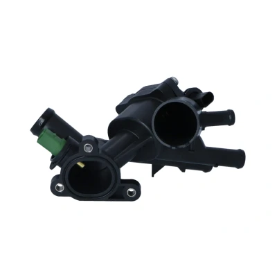 Image of 032121111CE, 032121111CF, 032121206CC Engine thermostat NRF 725145 109C with sensor housing VOLKSWAGEN: Golf 4 Variant