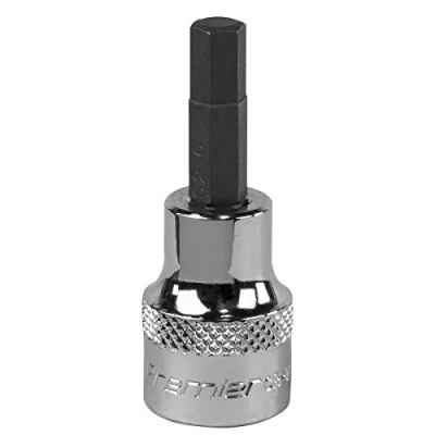 Image of Sealey Premier Hex Socket Bit 6mm 3/8&quot;Sq Drive
