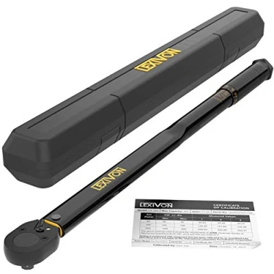 Image of LEXIVON 1/2 Inch Drive Click Torque Wrench 25 250 Ft Lb/33.9 338.9 Nm (LX 184)
