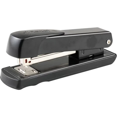Image of Rexel Meteor Stapler Half Strip Throat 65mm Black 2100019