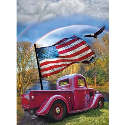 Image of Buffalo Games Old Glory 1000 Piece Jigsaw Puzzle