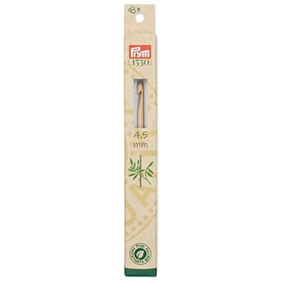 Image of Prym 1530 Wool Bamboo (15cm, 4.50mm) Crochet Hook 1 Unit