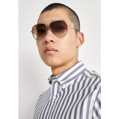 Image of Ray Ban Aviator Reverse Unisex Sunglasses, Size: 59, Gunmetal
