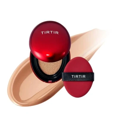 Image of [*Mini Size*] TIRTIR Mask Fit Red Cushion Foundation Japan&#039;s No.1 Choice for Glass skin, Long Lasting, Lightweight, Buildable Coverage, Semi Matte (33C Hazel, 4.5g (Pack of 1))