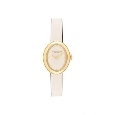 Image of Coach Women Analog Quartz Watch with Leather Strap 14504422