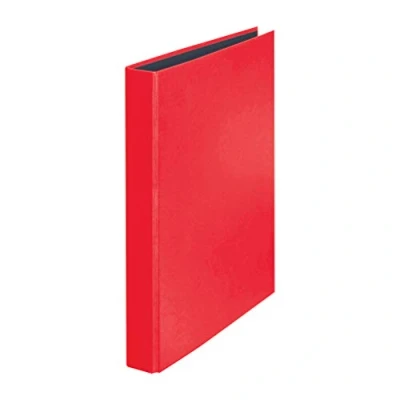 Image of Original Falken YourColor ring binder. Made in Germany. 2 D mechanism DIN A4 filling height 25 mm red calendar organiser binder plastic file ideal for office and school