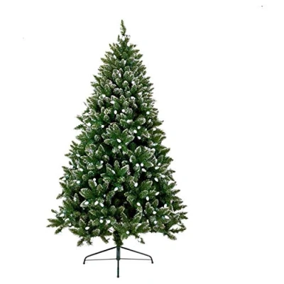 Image of Premier Decorations 7ft Rockingham Pre Lit Christmas Tree Green