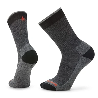 Image of Smartwool, Unisex Everyday Rollinsville Crew Socks, Black, XL