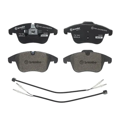 Image of 1609253180, 1610103880, 1617283280, 1619790280, 1647862980 Brake pad set BREMBO P 61 106X incl. wear warning contact without accessories