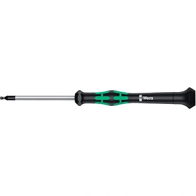 Image of Wera 05118094001 2.5 x 60 mm 2052 Ball Head Screwdriver Silver