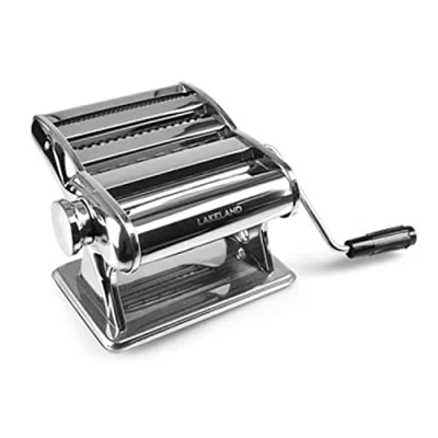 Image of Lakeland Pasta Machine Chromed Steel Makes Lasagna Tagliatelle Spaghetti &amp; Linguine