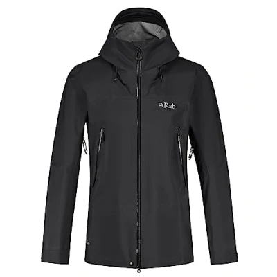 Image of Rab Men&#039;s Kangri GTX Waterproof Breathable Gore tex Jacket for Hiking, Trekking, &amp; Mountaineering Black Small