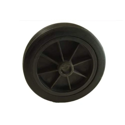 Image of Jockey Wheel Spare Wheel, Replacement, 155mm dia. Maypole, Black Plastic Trailer MP226