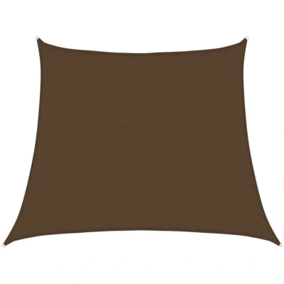 Image of vidaXL Sunshade Sail 160 g/m² Brown 3/4x3 m HDPE