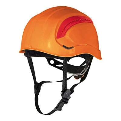 Image of Delta Plus Granite Wind Working at Height ABS Helmet Vented with Rotor Adjustment Orange Adjustable