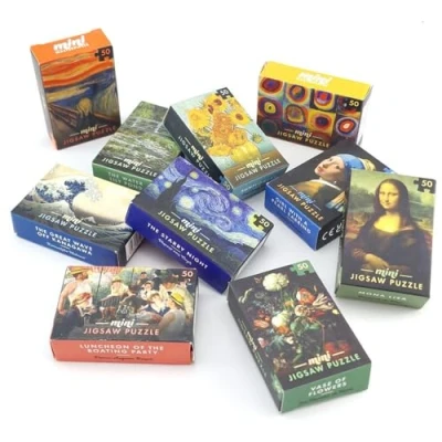 Image of Masterpiece Jigsaw Puzzle 50 Tiny Pieces Single Mini Gift Cracker Filler