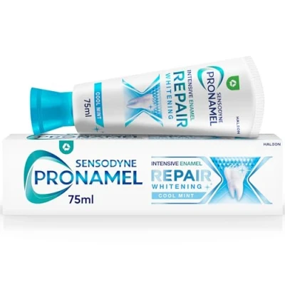 Image of Sensodyne Pronamel Toothpaste Whitening, Intensive Enamel Repair Formula, Cool Mint, 75ml