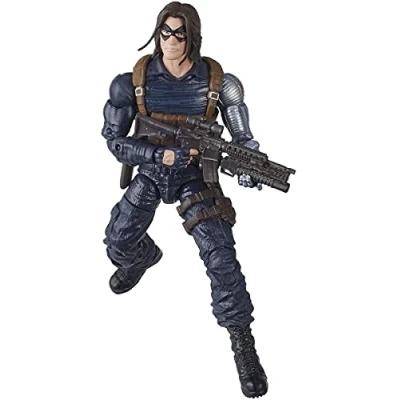 Image of Marvel Hasbro Black Widow Legends Series 15 cm Collectible Winter Soldier Action Figure Toy, Premium Design, 2 Accessories, Ages 4 And Up
