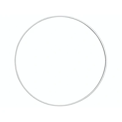 Image of Knorr Prandell White Metal ⌀ 3mm Wire Craft Ring 1pc x 15cm