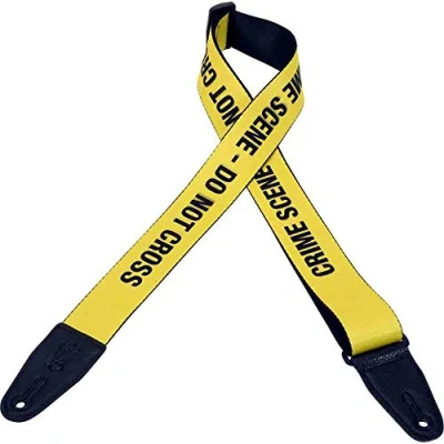 Image of Levy&#039;s MPS2 006 2 inch Polyester Sonic Art Strap Crime Scene
