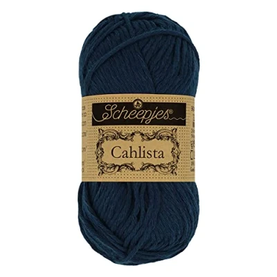 Image of Scheepjes Cahlista 124 Ultramarine Yarn 10x50g