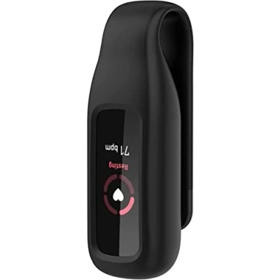 Image of NEO+, Black silicon clip holder compatible with Fitbit Luxe activity tracker