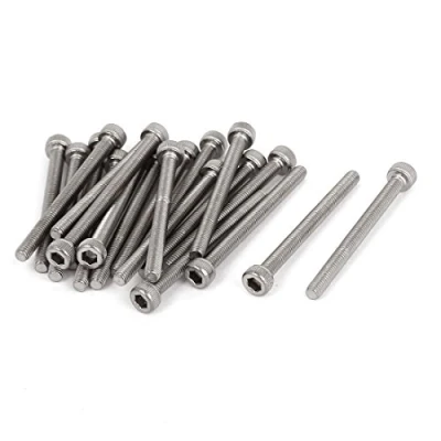 Image of Sourcingmap M3x35mm 0.5mm Pitch Bolts Socket Cap Head Hex Key Screws 20pcs